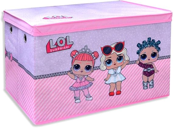 LOL Surprise - Caja para Juguetes (55 x 37 cm, con Tapa): Amazon.es: Juguetes y juegos