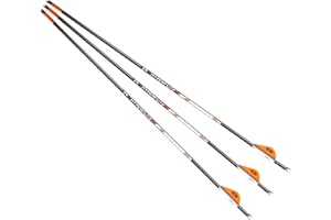 Barnett Archery Barnett 22" Hyperflite Crossbow Arrows, Precision Hunting Bolts for Barnett Hyper Series Crossbows, 3-Pack Or