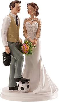 Dekora Figurine Sujet Du Foot Pour Le Gateau De Mariage cm Amazon Fr Jeux Et Jouets