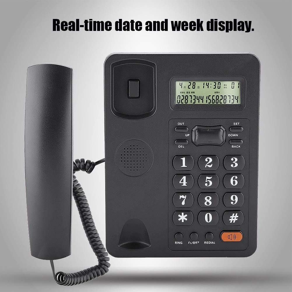 Singleline Telephones Landline Telephone,Wired Home Office Caller ID