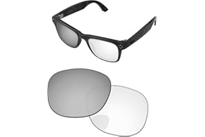 PapaViva Replacement Lenses for Ray-Ban Meta Wayfarer RW4008 53mm AI Glasses - Photochromic, Anti-Fog & Anti Blue Light Lens