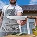 Chef Knife Premium Japanese AUS8 Steel - Professional 8 inch Kitchen Chefs Knife Set - Durable, Rust-Proof Stainless Steel Sharp Blade with Solid Pakka Wood Handle in Elegant Magnetic Gift Box