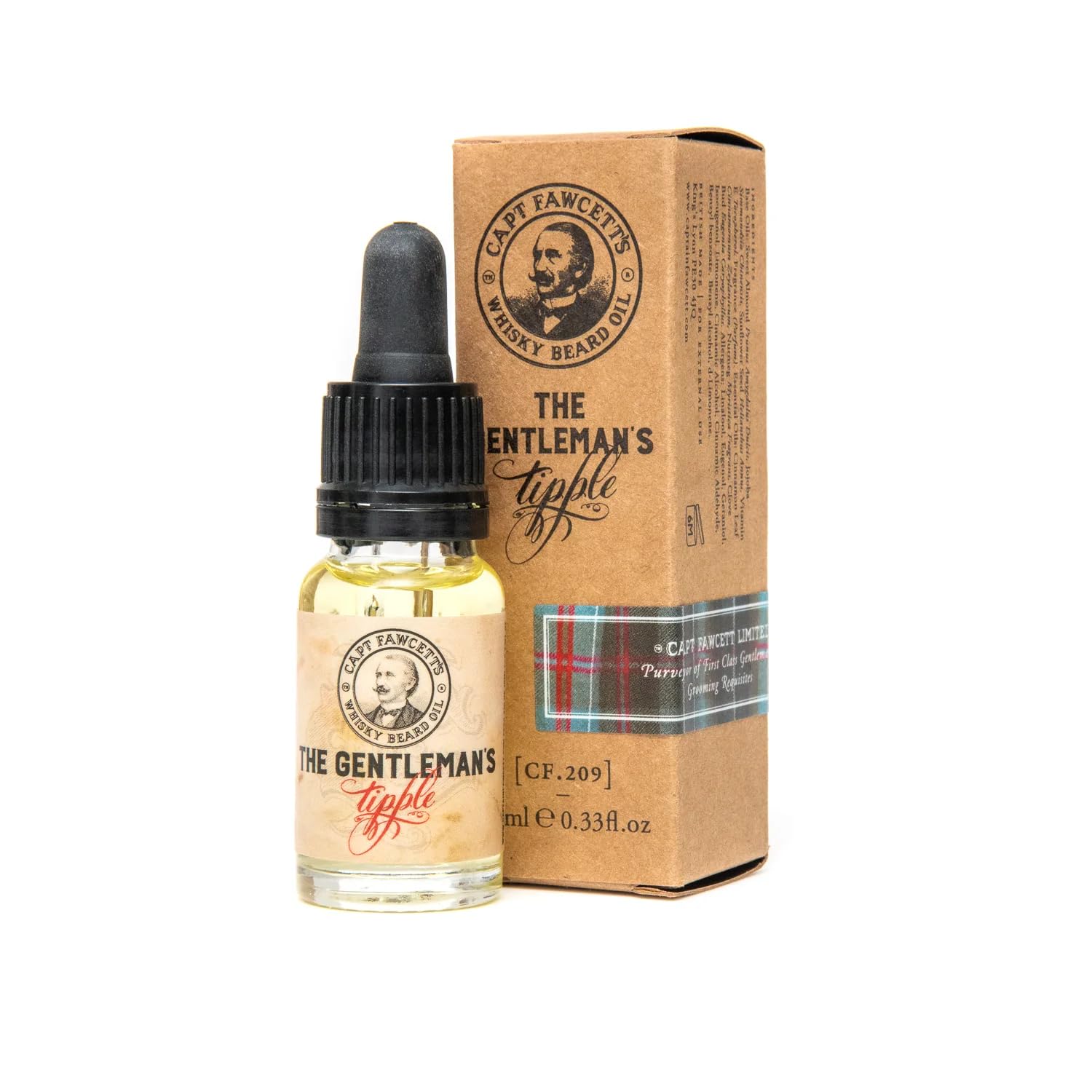 Captain Fawcett Gentleman's Tipple Whisky Beard Oil 10ml
