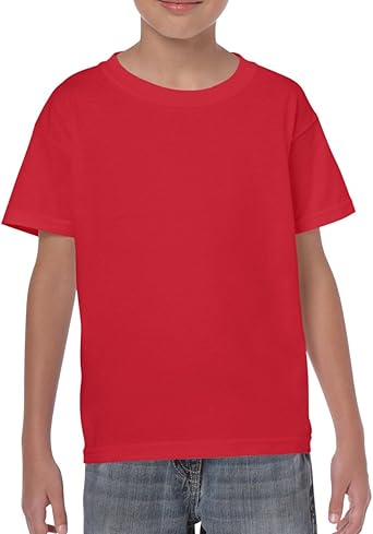 childrens plain red t shirt
