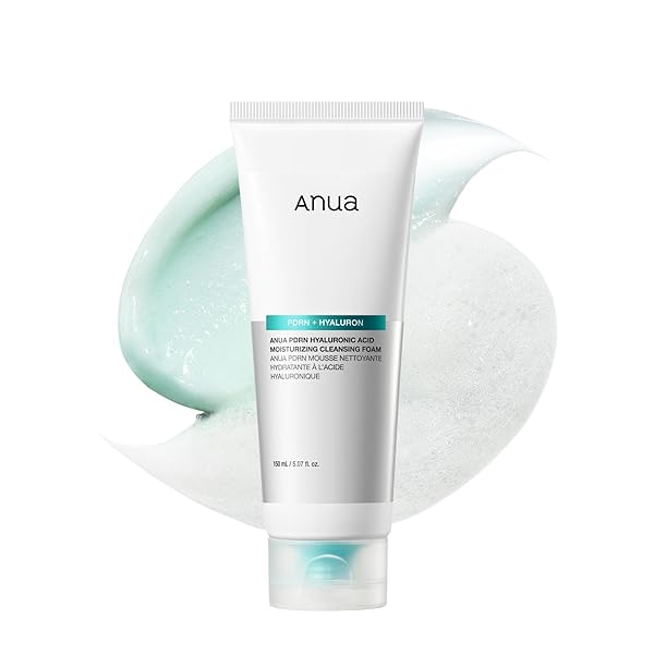 ANUA PDRN HYALURONIC ACID MOISTURIZING CLEANSING FOAM, DAILY...