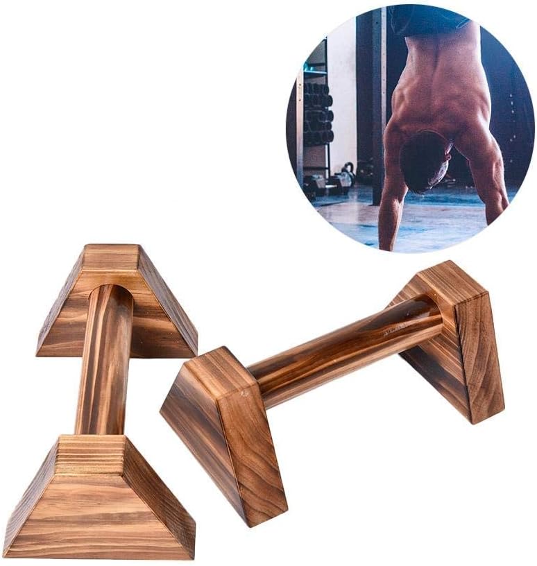 JIUDING Parallettes Stretch Stand Pushup Stands Personalised Bars Wooden Push Up Bar Handstand