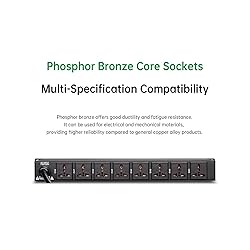 FMUSER 10-Outlet Power Sequencer Conditioner, 3000W