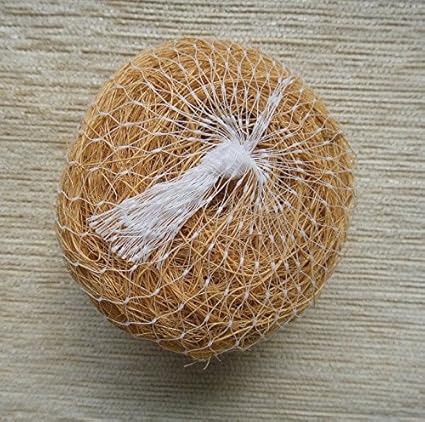 NPRC Natural Vetiver Loofah | Body Scrub Exfoliate Removes Dead Skin 100% Natural Blackheads and whiteheads removal