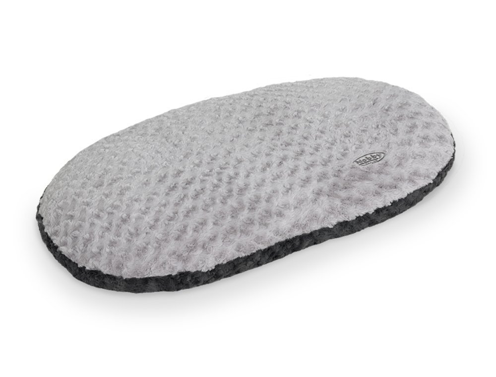 Nobby Oval Cushion Seoli, 47 x 31 x 4 cm, Dark/ Light Grey