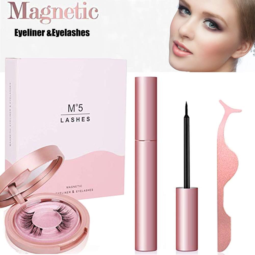 Magnetic Eyeliner, Magnetic Eyeliner with Magnetic Eyelashes, Christmas Gift Magnetic Lashliner for Use with Magnetic False Lashes