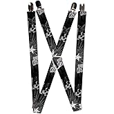 Buckle-Down unisex adults Buckle-down - Skulls Suspenders, Multicolor, One Size US