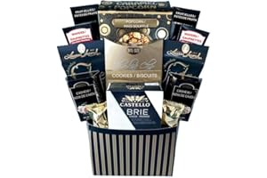 Golden Impression Gift Basket - Indulge in a symphony of flavors with our Opulent Gift Ensemble. Delight in Decadent & Crispy