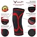 PHERAL FIT- Squats & Lifting Knee Sleeve | Compression Support for Running - Workout - Cross Training - Squats - Powerlifting - Weightlifting (1-Piece, 1x MEDIUM - (17