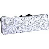 NUENSS-ROR Wireless Keyboard Mouse Sleeve Travel Case Neoprene Shockproof Protective Keyboard Case for Logitech MK270 Wireless Keyboard And Mouse Combo (Black)