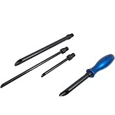 Shkalacar Wire Insertion Tool Automotive Wire Guide Tool Car Wiring Kit 4-Piece Tube Set Car Modification Tool Laser Tools with Screwdriver Handle for Stereo Dashboard Headlight Wiring