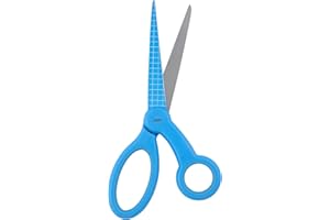 Yoobi | Scissors | Adult with Grid Blade |, Cornflower Blue (YOOB1192690)