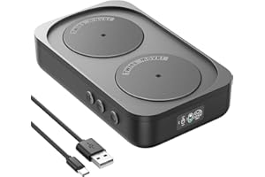 Meatanty Random Mouse Mover, 100% Undetectable Jiggler Moving Device, Mechanical Mouse Shaker with Adjustable Interval Timer, No Need to Align Mouse Sensor, Quiet Vibration Pad Keep Work Life Balance