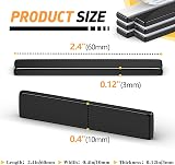 FINDMAG 12 Pack Strong Neodymium Magnets 60x10x3 mm with Adhesive Bar Magnetic view 7