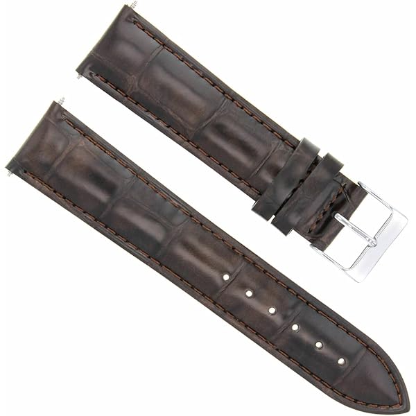 Amazon.com: Ewatchparts 20mm/16mm Leather Watch Band Strap