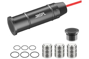 EZAIMING 9mm/.45ACP/.38SPL/.380ACP Laser Training Cartridge for Dry Fire Training with 3 Sets Batteries