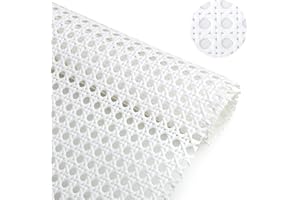 FEELOVE 16" Width Cane Webbing, 3.3 Feet Cane Webbing Roll for Caning Project, Rattan Webbing, Caning Material for Chairs, Cabinet, Dresser, Furniture