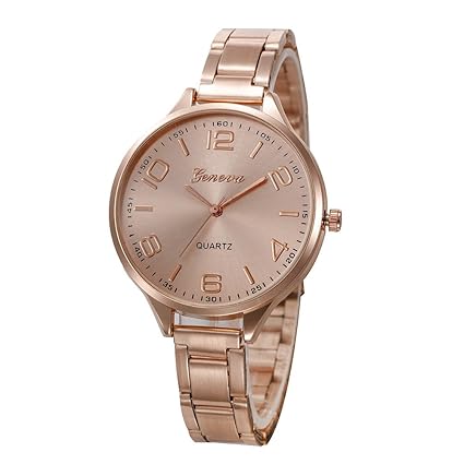 Analog Rose Gold Dial Women's Watch-GP-383