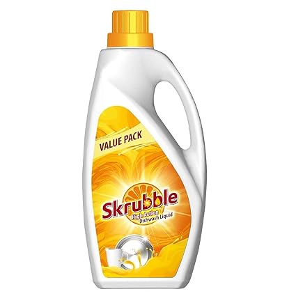 Skrubble Super Saver Pack High Action Dishwash Liquid Bottle-2 L