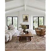 Loloi Amber Lewis Georgie Collection GER-06 Bordeaux/Antique 7'-6" x 9'-6", .19" Pile Height, Area Rug