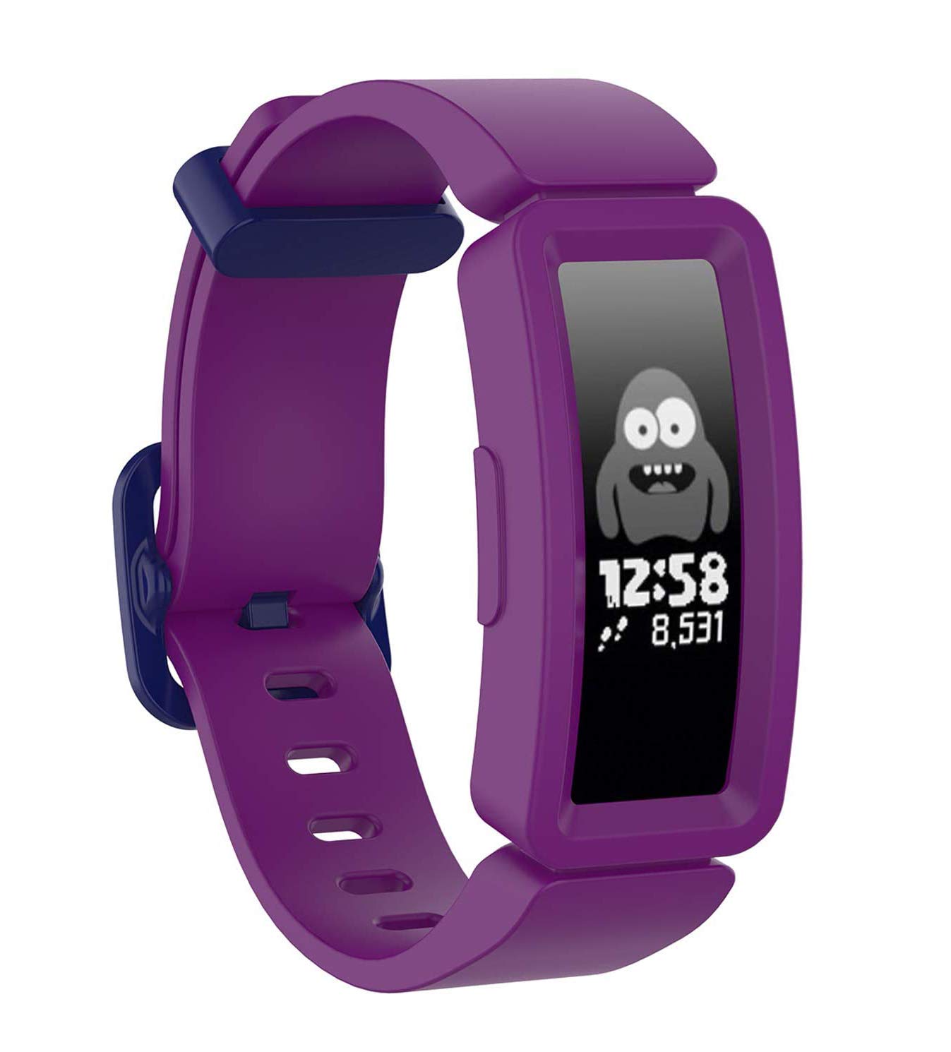 Shieranlee Compatible with Ace 2 Bands for Kids 6+, Soft Silicone Bracelet Accessories Watch Band Repalcement Strap, Colorful Sport Wristbands for Fitbit Ace 2/ Inspire HR for Boys Girls