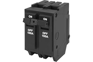 SEKELO THQL21100 100 Amp 2-Pole Circuit Breaker, 10kAIC, 120/240V, Compatible with GE Thick & Q-Line Series Load Centers, Thermal Magnetic Protection, Plug-in Mount Standard,Fit for General Electric