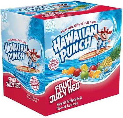 Hawaiian punch Fruit juicy Red 12oz 24pk - cans - slab (078000040753)