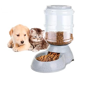 Aspet Self Dispensing Gravity Pet Feeder And Waterer Dog Feeding