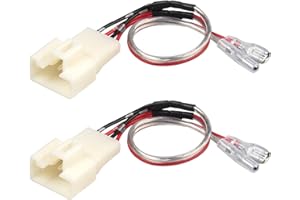 RED WOLF Car Door Dash Pro Tweeter Speaker Wire Harness Connector Replacement For Toyota Camry 2002-2006, 4Runner 2003-2009, 