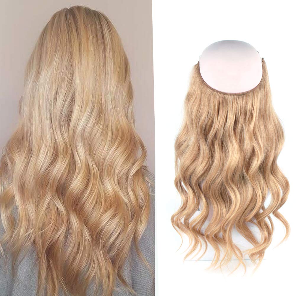 Amazon Com Sassina 16 Inch Real Remy Human Halo Hair Extensions