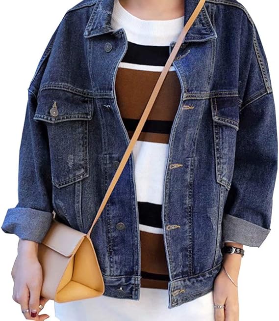 Amazon Joint Go レディース デニム ジャケット コート スプリングコート アウター カジュアル ライダースジャケット ジージャン アウター Gジャン コート ジャケット 通販