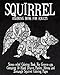 Squirrel Coloring Book For Adults: Stress relief Coloring Book For Grown ups, Containing 30 Hand Drawn Paisley, Henna and Zentangle Squirrel Coloring Pages (Rodent Coloring Book) (Volume 2) by 