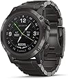 Garmin D2 Delta PX, GPS Pilot Watch with Pulse Ox Sensor, Includes Smartwatch Features, Heart Rate and Music, Titanium with Titanium Band