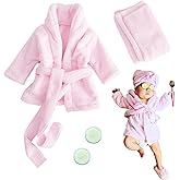 Jastore Newborn Photography Props Bathrobe Outfits Girl Baby Photo Prop Outfit Bathrobe Baby Photoshoot Props Robe