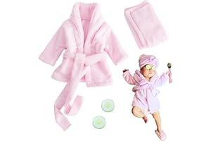 Jastore Newborn Photography Props Bathrobe Outfits Girl Baby Photo Prop Outfit Bathrobe Baby Photoshoot Props Robe