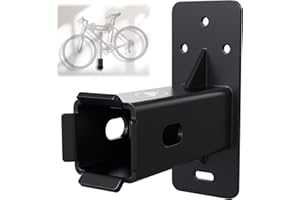 WOIRON Hitch Wall Mount,Hitch Mount Bike Rack Wall Mount,Hitch Mount Bicycle Rack Hanging Garage Organizer,Trailer Hitch Receiver Storage,Holds Max 300 Lbs(2 inch)