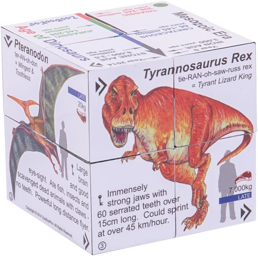 Factual Dinosaur - T-Rex & Friends Cube Book