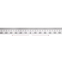 uxcell Center Finding Ruler 110mm-0-110mm Table
