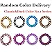 LucyGod 10PCS New Design Spiral Coil Elastic Hair Ties No Crease No Damage Ponytail Holders Rubber Bands, Random Color Delivery