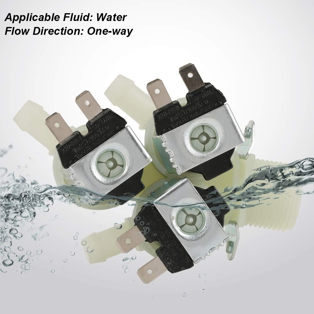 TOPINCN Solenoid Valve 3 Way Water Inlet N/C Normal Closed Electric Solenoid Valve Ac 220V G3/4 - Image 5