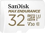 SanDisk 32GB MAX ENDURANCE microSDHC Card for IP Cams Dash Cams + SD Adapter