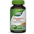 Nature's Way Fenugreek Seed, Traditional Lactation/Breastfeeding Support*, Non-GMO Project Verified, Vegan, 180 Capsules