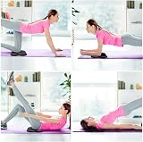 Flintronic Yoga Knee Pad 2 Pack Non-slip Mat with Black Resistance Band 20x20cm view 5