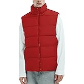NIEEHBEGST Men's Puffer Vest Winter Warm Outerwear Lightweight Water-Resistant M to 3XL
