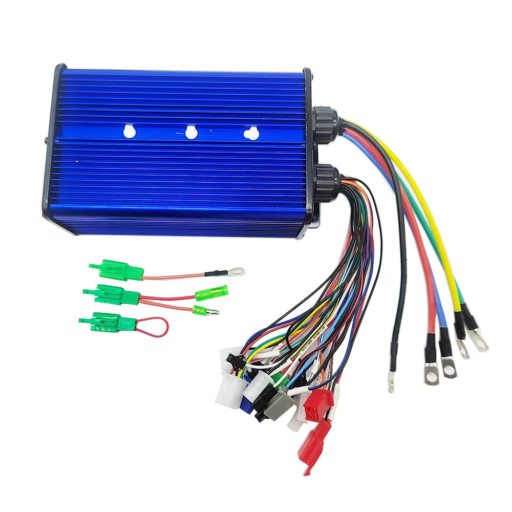 Photo 1 of yuandai yuandai Intelligent Brushless Controller 48V 60V 72V 84V 2000W Maximum Current 45A Aluminium Alloy E-Bike Brushless Motor Controller for Electric Bicycle Scooter, silver