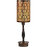 UMEXUS LED Rechargeable Cordless Table Lamp with Dimmer, Small Battery Operated Lights, Touch Nightstand Lamp, Vintage Bronze Ambient Lighting Home Living Room Side End Entryway Table Outdoor Patio